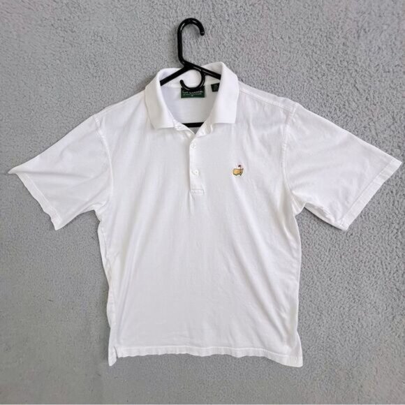 MASTERS COLLECTION (AMEN CORNER) MENS POLO SHIRT WHITE SIZE M - Picture 7 of 7